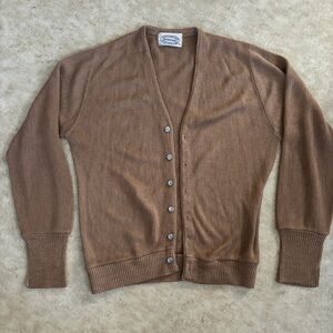 Pendleton Tan Button-Up Cardigan